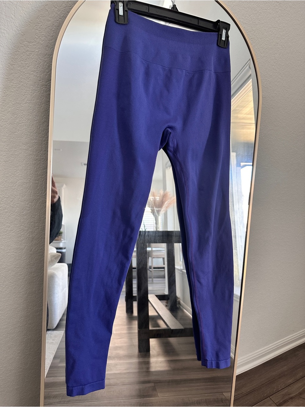 High-Rise Purple Women's Performance Leggings